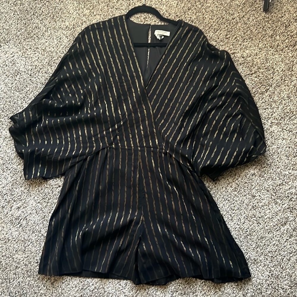 Halston shorts romper